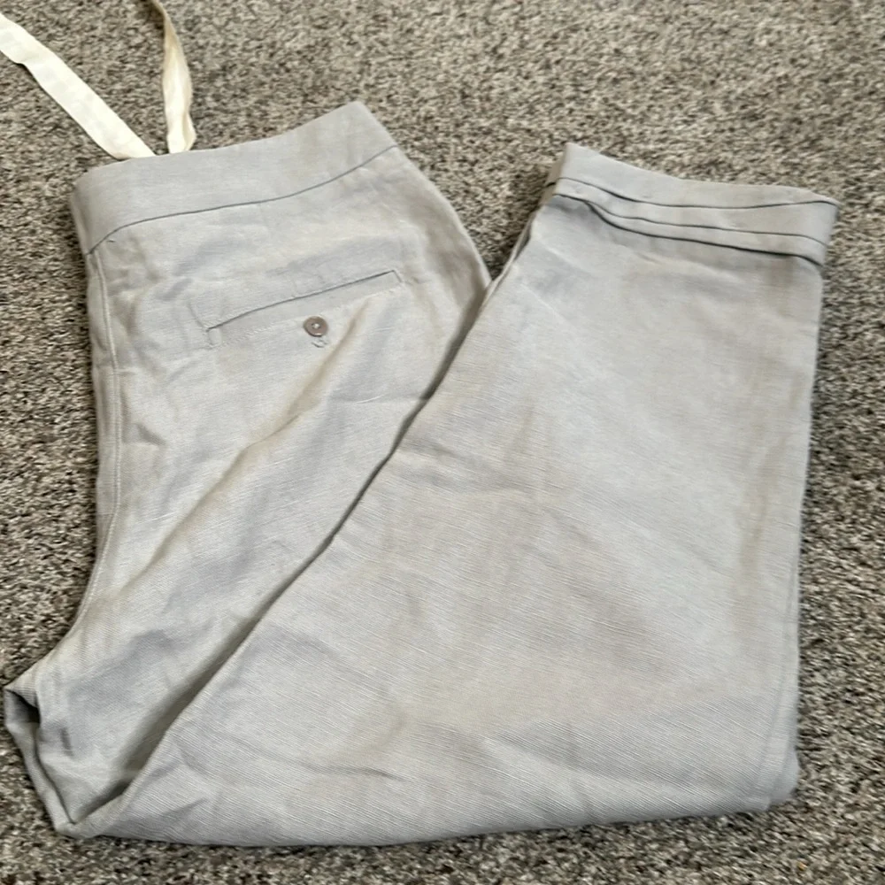 Artizia Wilfred gray linen blend pants size 2
